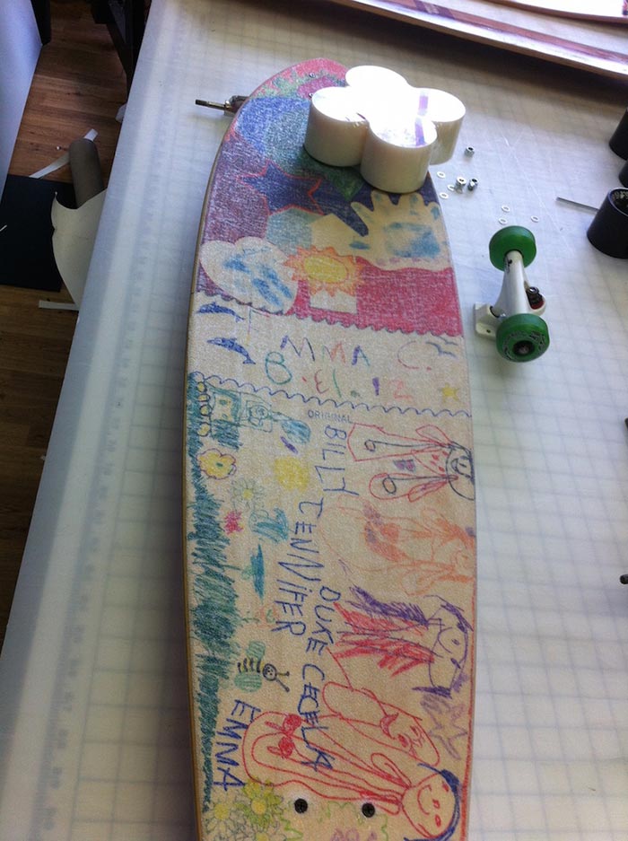 Custom Skateboard Print