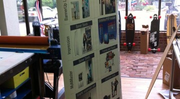 High End Banner Stand Mark Bric Products