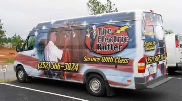 Van Wrap Electric Butler Design, Print & Install